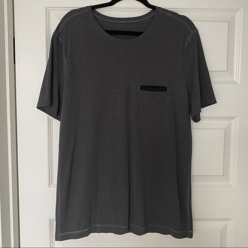 Gray Lululemon Metal Vent Top
